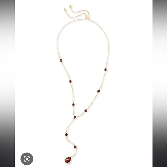 Kendra Scott Jewelry - Kendra Scott Lucille GLD and Garnet‎ necklace